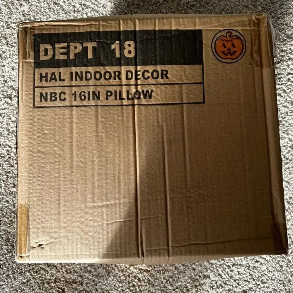 Lot of 4: 16” NBC Jack Skellington Decorative Pillow Soft